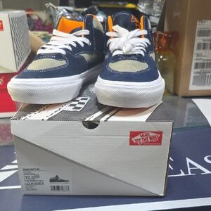 Mens Half Cab Vans Size 10.5 Smoke/ Navy New With Box